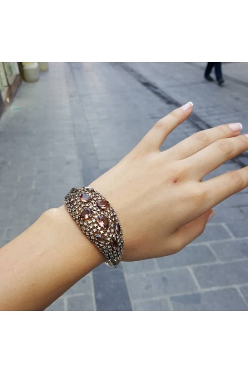 925 Ayar Gümüş Bronz El Yapımı Bileklik