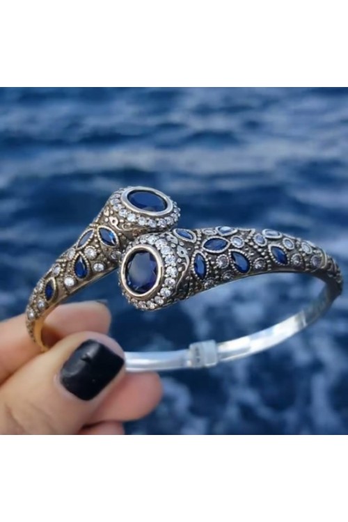 925 Ayar Gümüş Bronz El Yapımı Bileklik