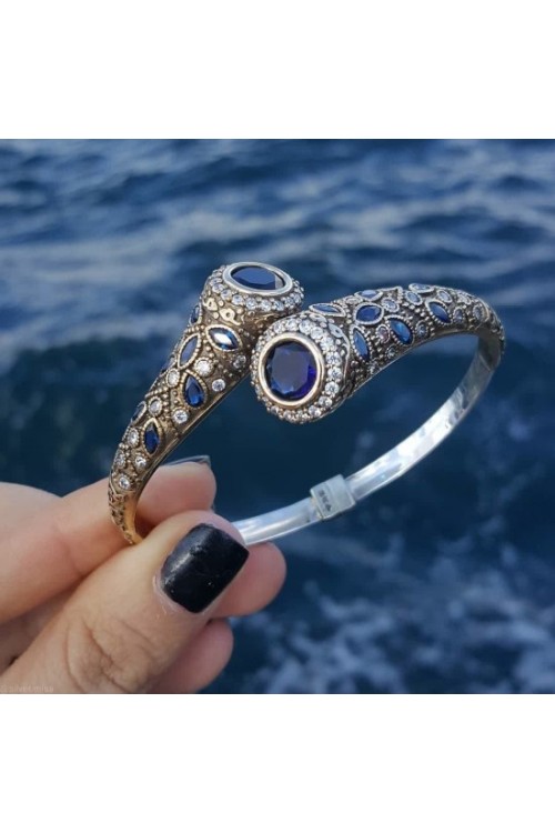 925 Ayar Gümüş Bronz El Yapımı Bileklik
